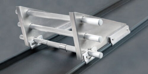 REES - Sonderanfertigung eines Dreifach-Schneefangsystem aus Aluminium für Rundkopf