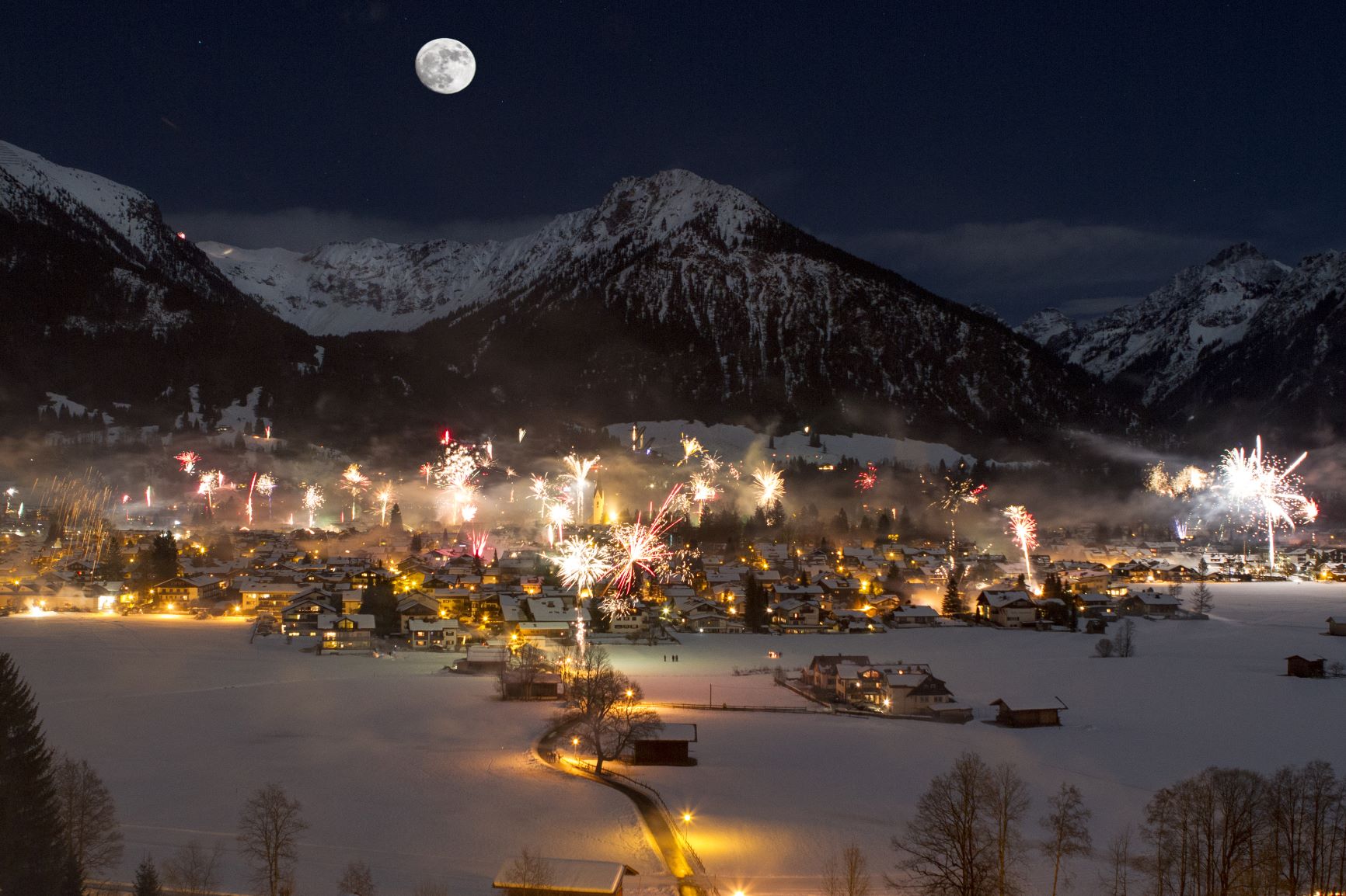 Jahreswechsel in Oberstdorf